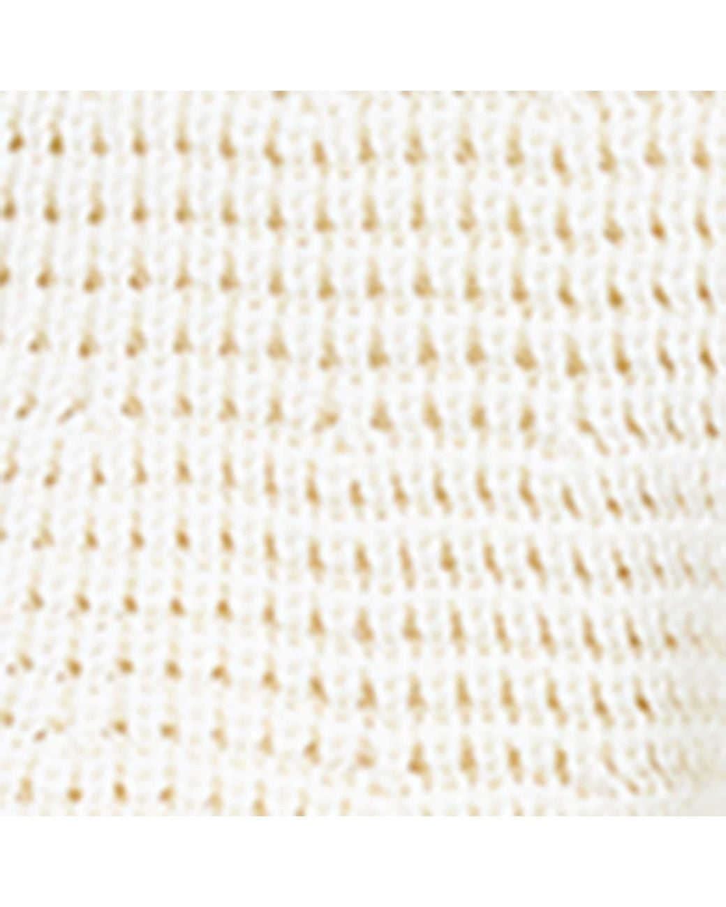 Alaïa White Silk Waffle Knit Godet Shorts