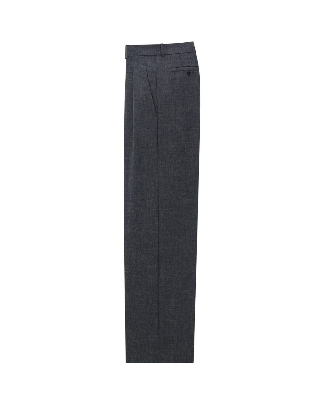 Saint Laurent Gray Wool Chiné Trousers for men
