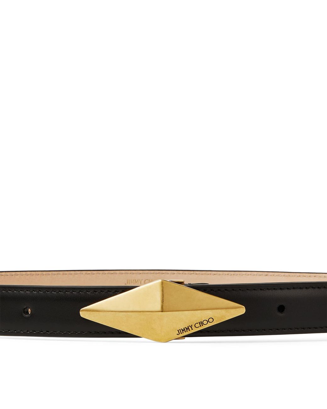 Jimmy Choo White Diamond Clasp Belt