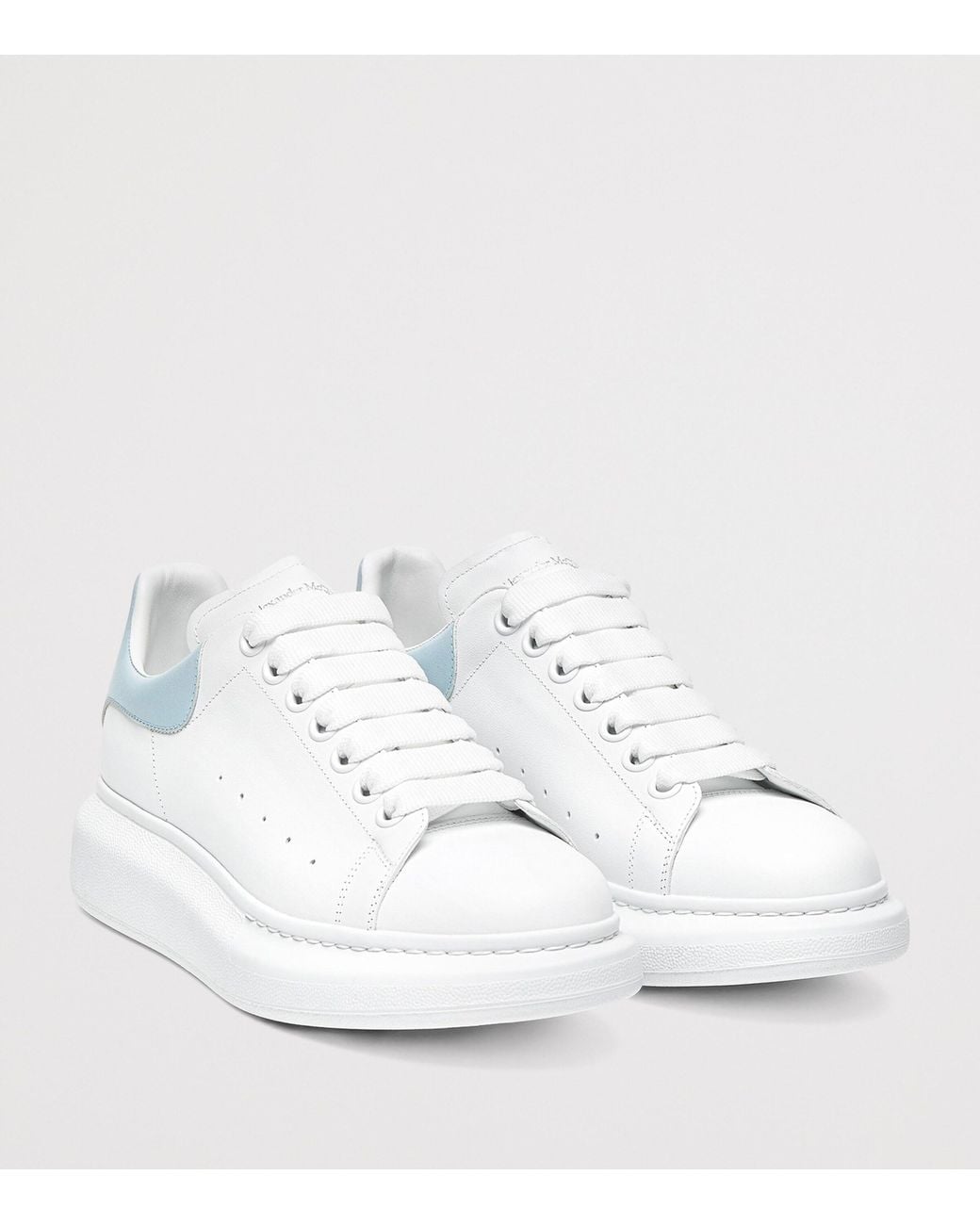 McQueen White Leather Oversized Sneakers