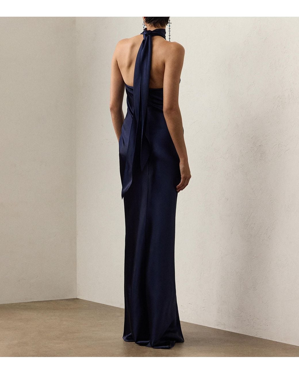 Ralph Lauren Blue Chilton Maxi Dress