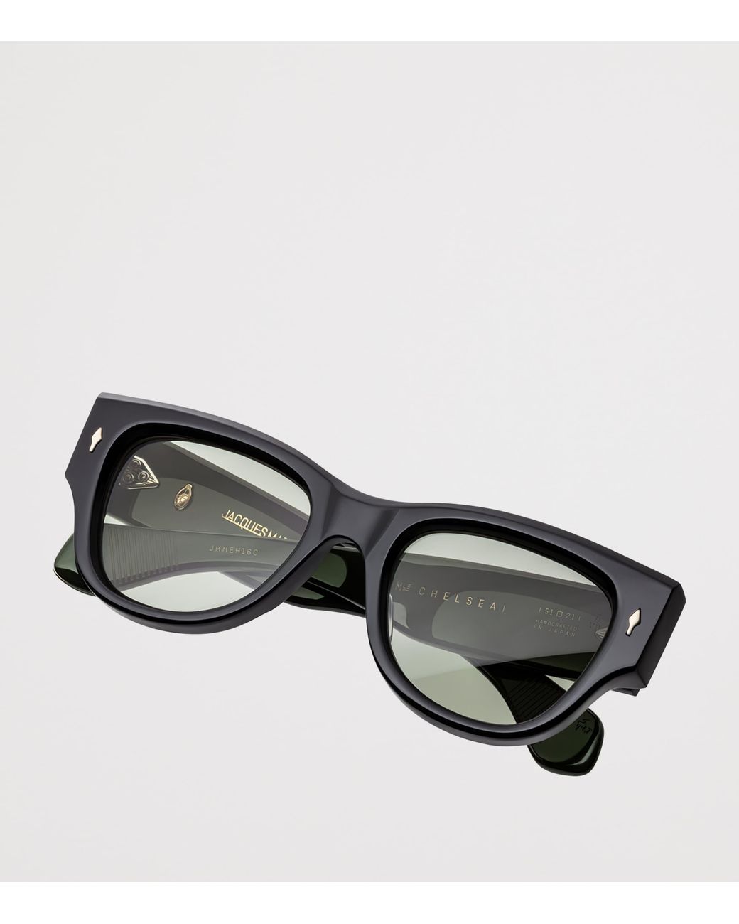 Jacques Marie Mage Black Acetate Chelsea Sunglasses for men