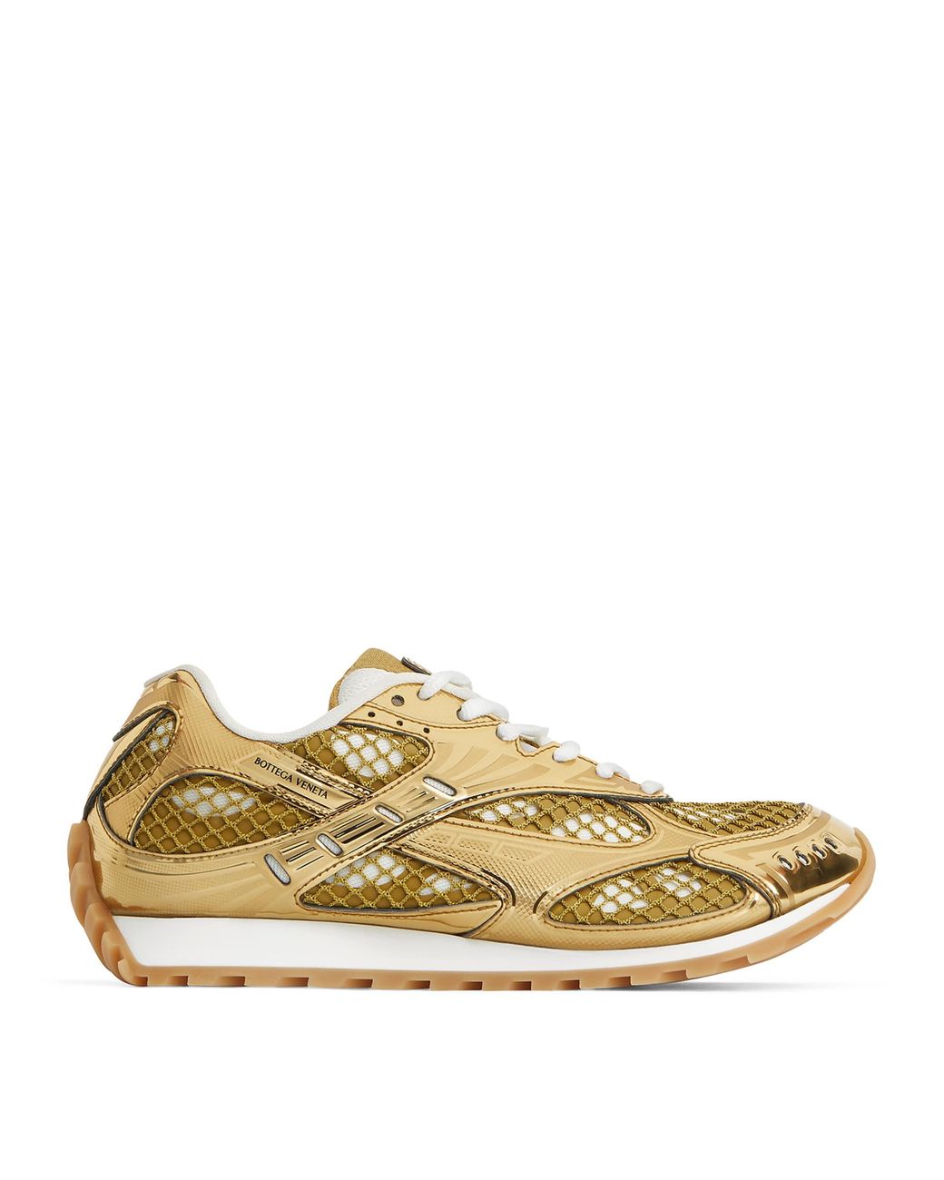 Bottega Veneta Yellow Low-Top Orbit Sneakers
