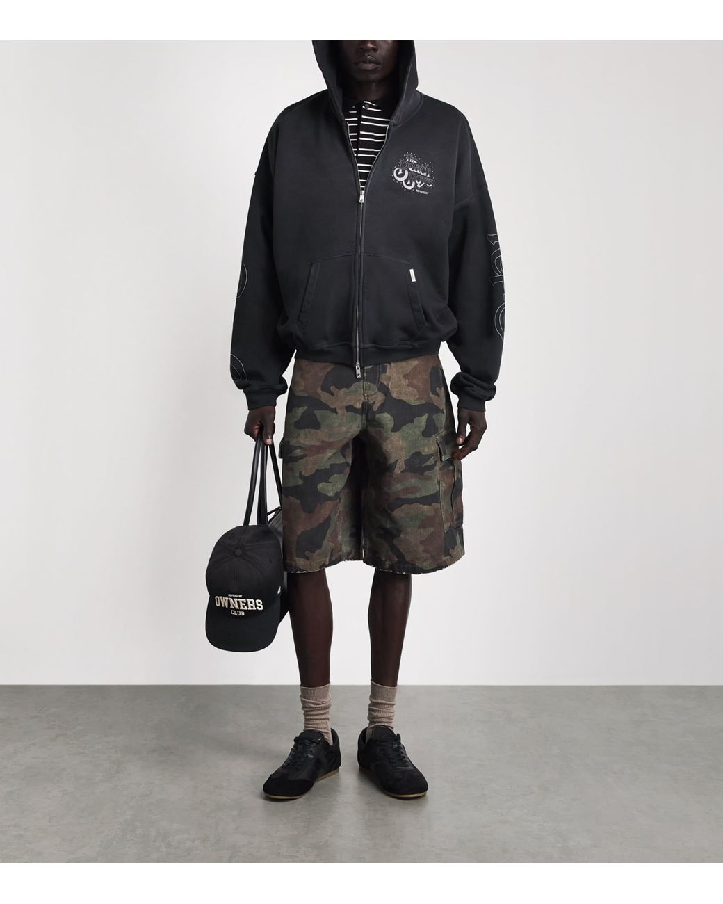 Represent Black Beach Boys Endless Summer Zip-Up Hoodie for men