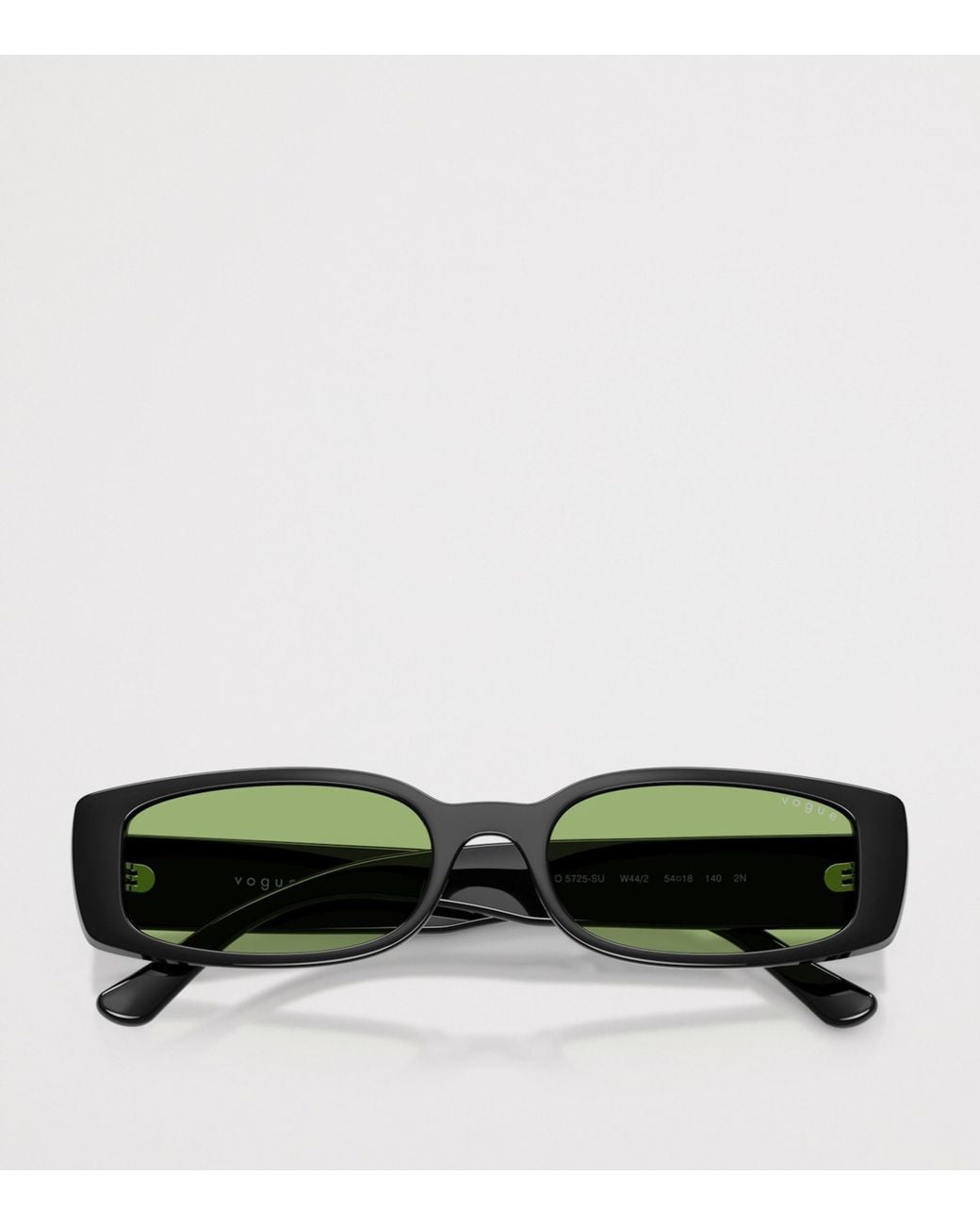 Vogue Green Propionate Rectangular Sunglasses