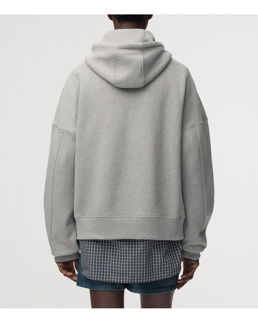 Loewe Gray Cotton Key-Detail Anagram Hoodie for men