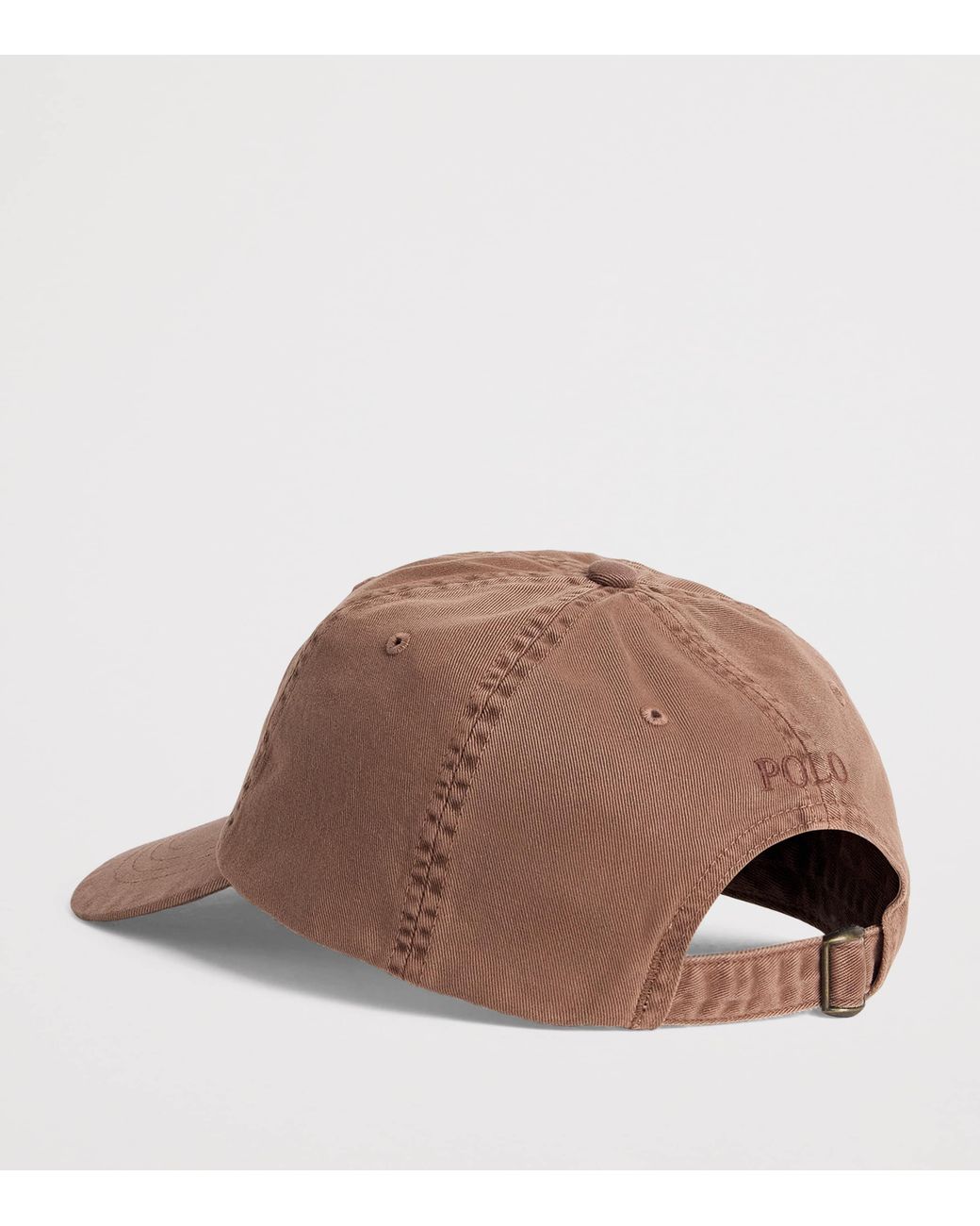 Polo Ralph Lauren Brown Cotton Polo Pony Baseball Cap for men