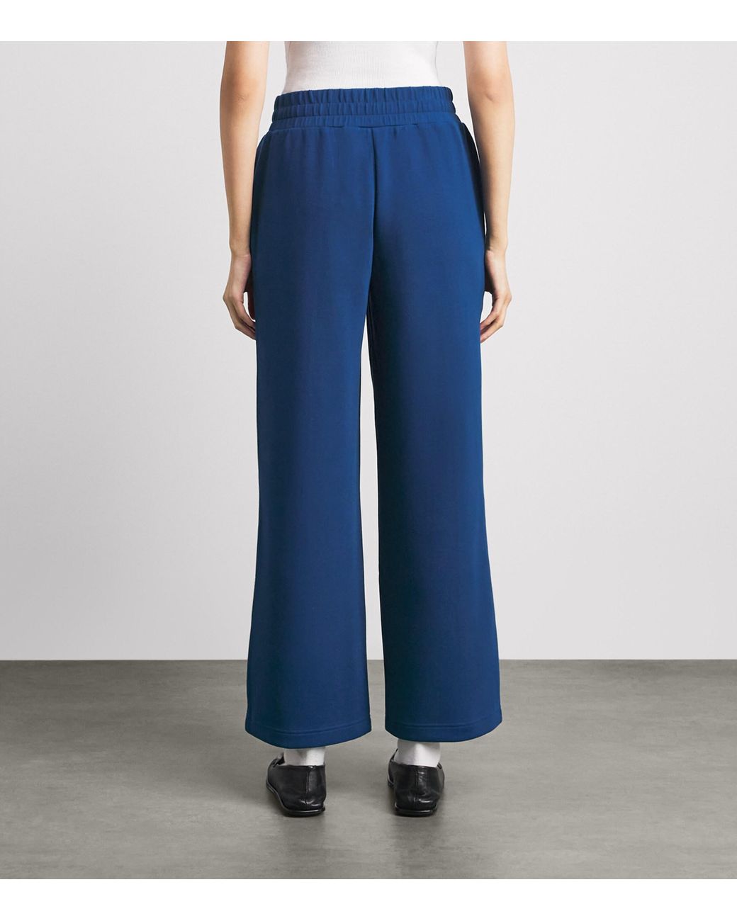 Varley Blue Doublesoft Wide-Leg Sweatpants