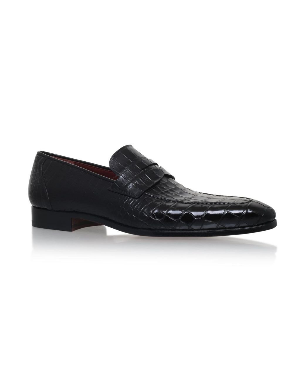 Magnanni Crocodile Skin Loafer in Black for Men Lyst UK