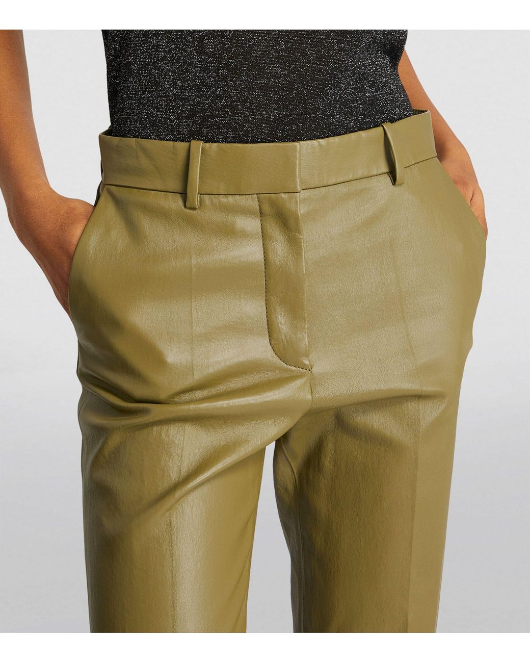 Coleman suede cropped pants