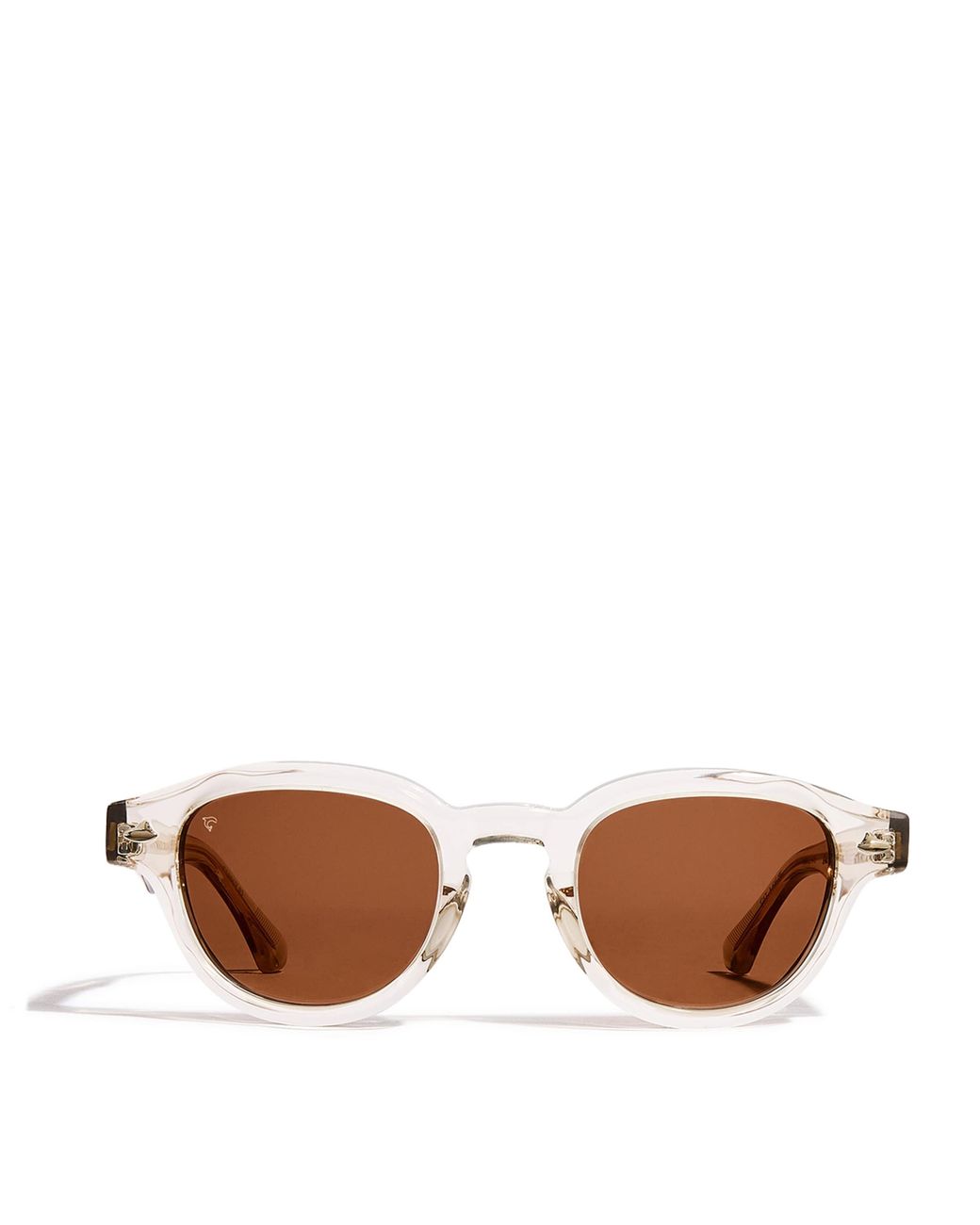 Sestini Eyewear Brown Acetate Sei E Mezzo Sunglasses for men