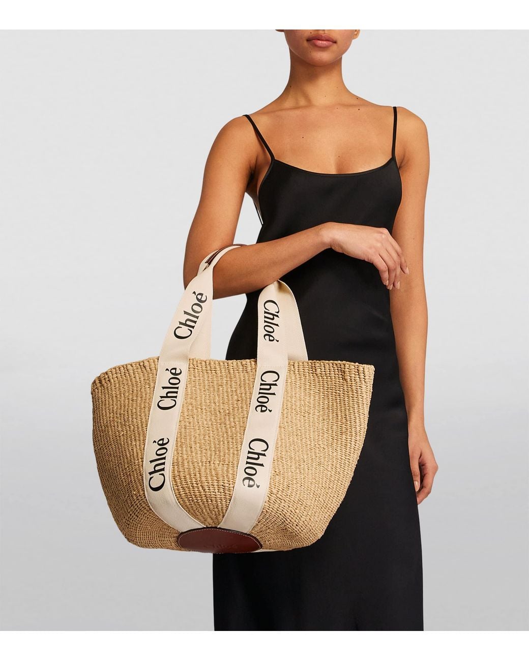 Chloé Metallic Large Woody Basket Bag