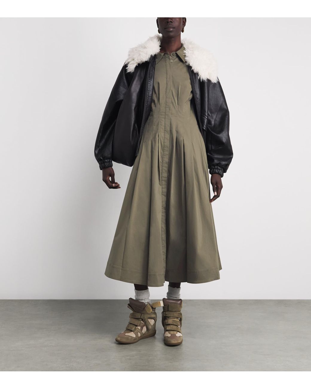Jonathan Simkhai Natural Jazz Shirt Dress