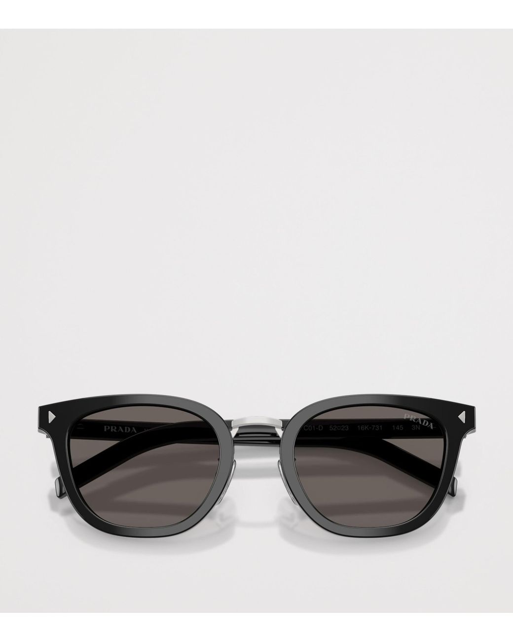 Prada Gray Pr C01Sd Cat-Eye Sunglasses for men