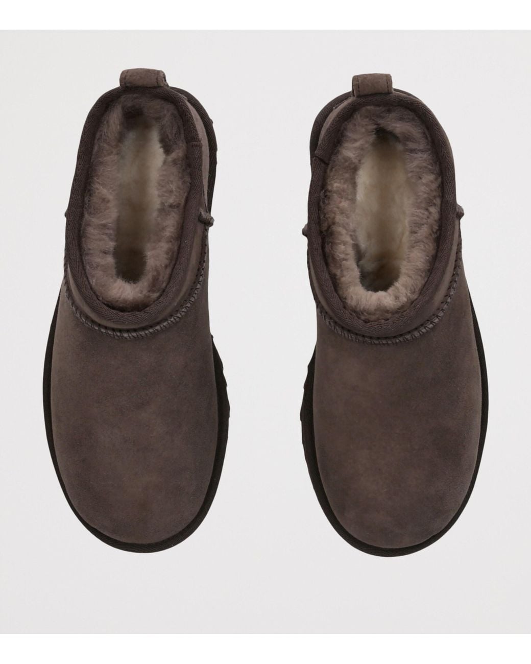 Ugg Brown Suede Classic Ultra Mini Boots