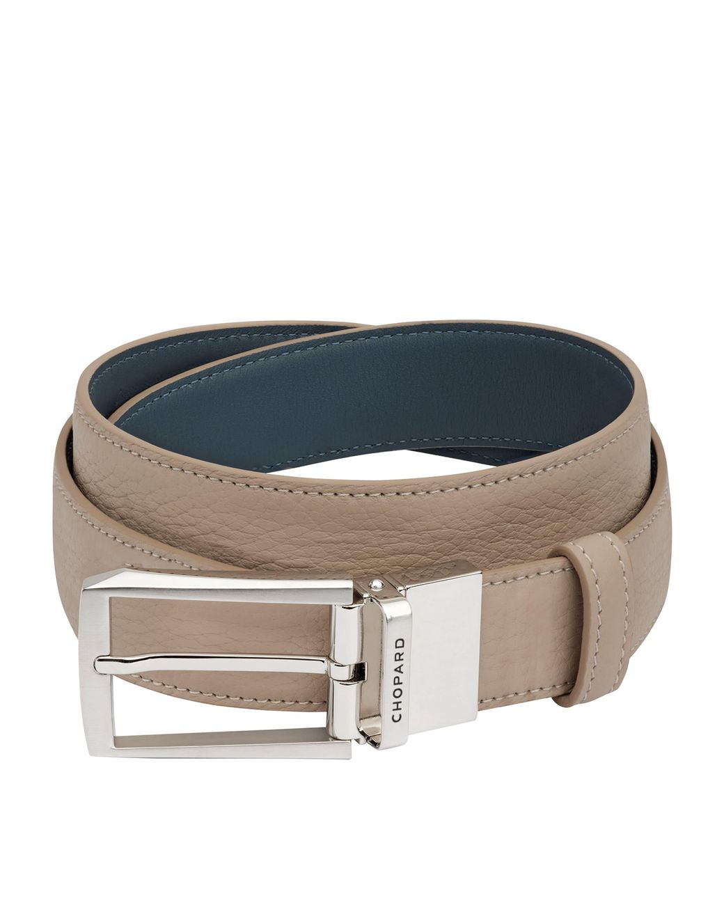 Chopard Blue Leather Reversible Belt for men