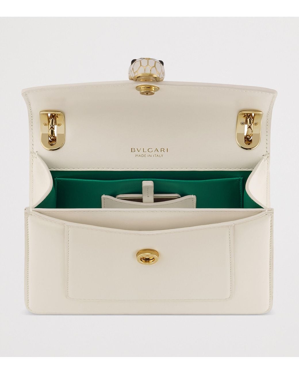 BVLGARI Natural Small Leather Serpent Forever Shoulder Bag