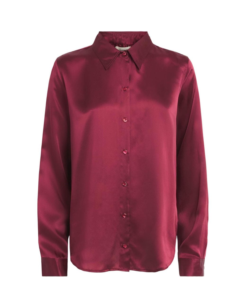 L'Agence Red Silk Tyler Blouse