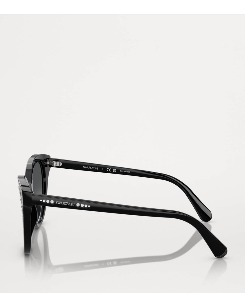 Swarovski Black Acetate Sk6031 Sunglasses