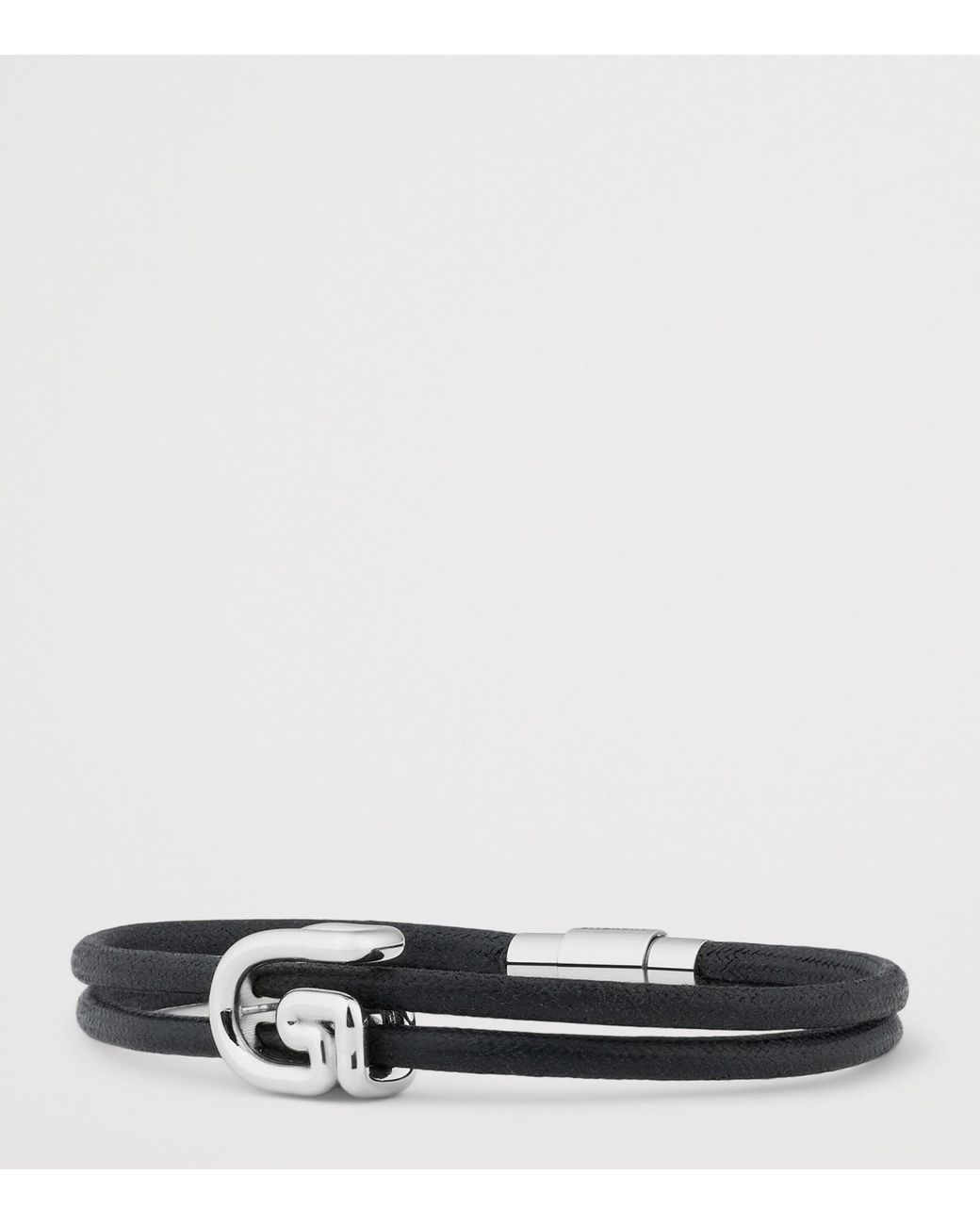 Givenchy White G Cord Bracelet for men