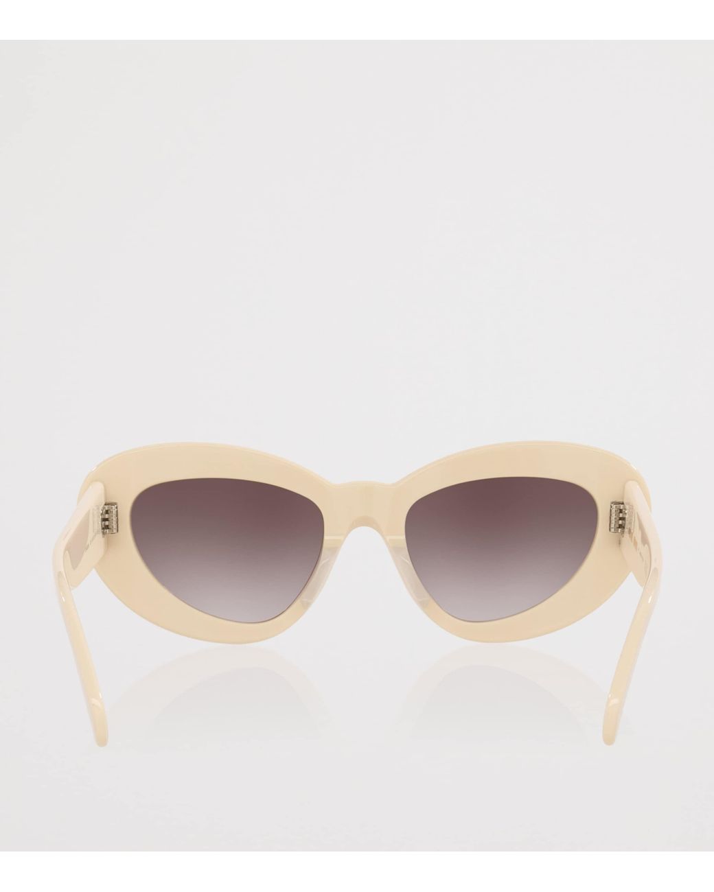 Céline Pink Oversized Cat Eye 3 Dots Sunglasses