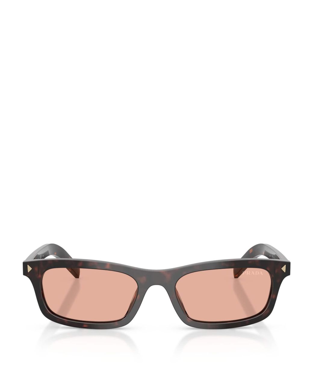 Prada Brown Acetate Pillow Sunglasses