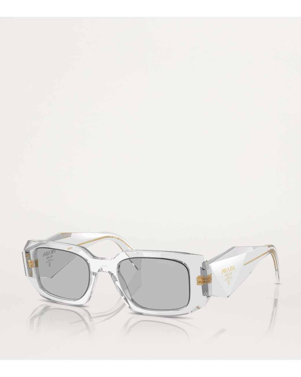 Prada Gray Acetate Pr 17Ws Sunglasses