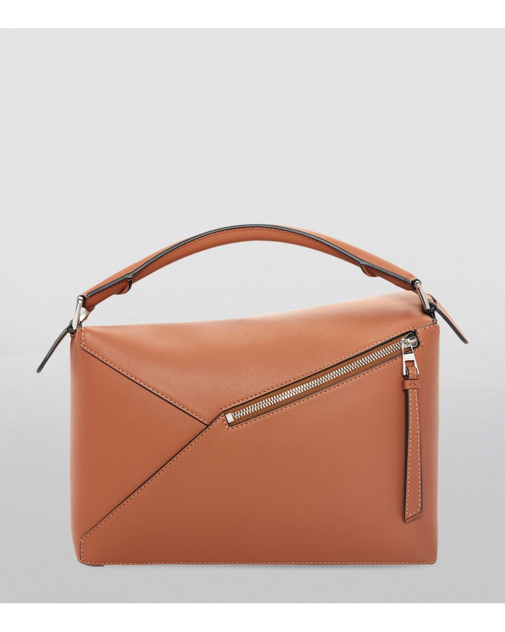 Loewe Brown Luxury Puzzle Bag In Classic Calfskin For