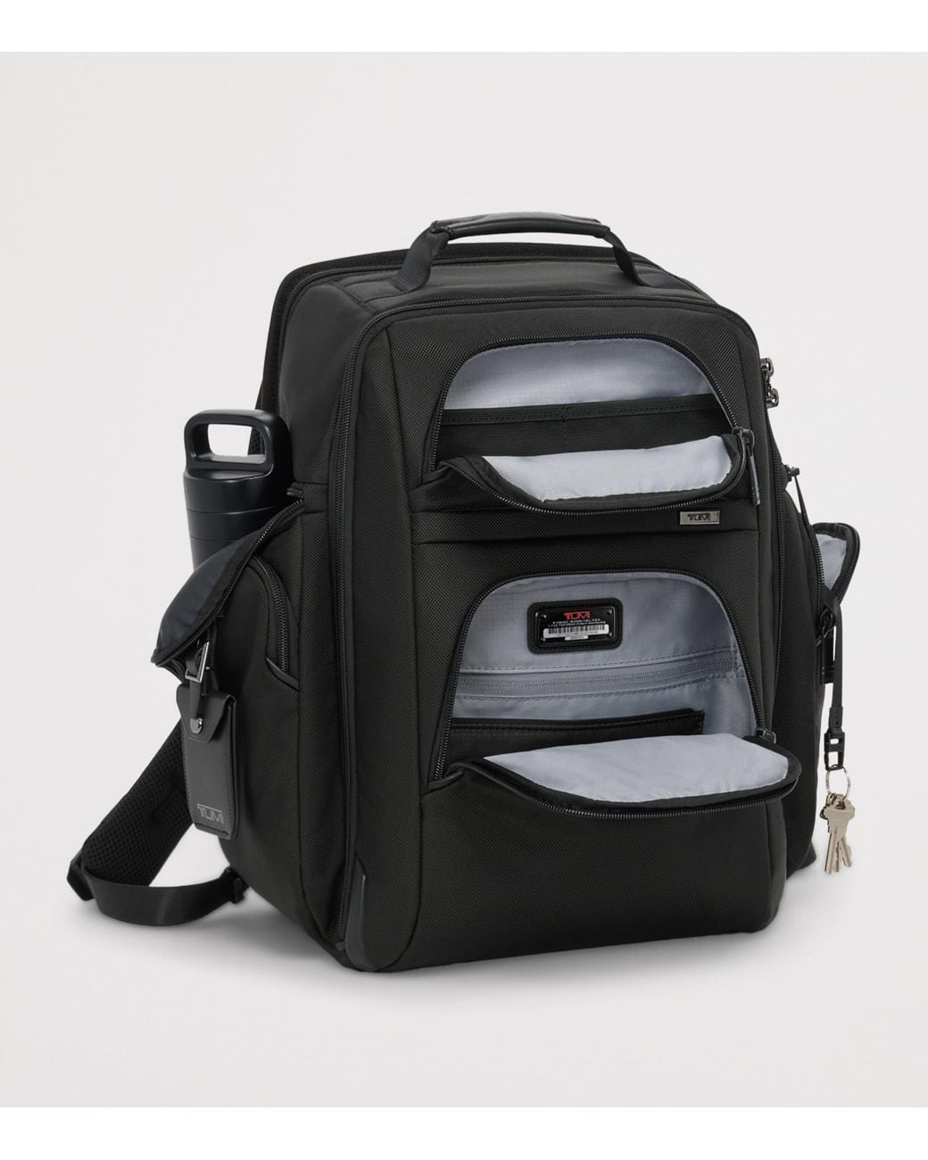 Tumi Black Alpha 4 Brief Pack Backpack