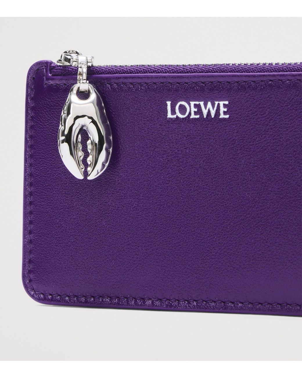 Loewe Purple X Cosima Von Bonin Lambskin Claw Card Holder