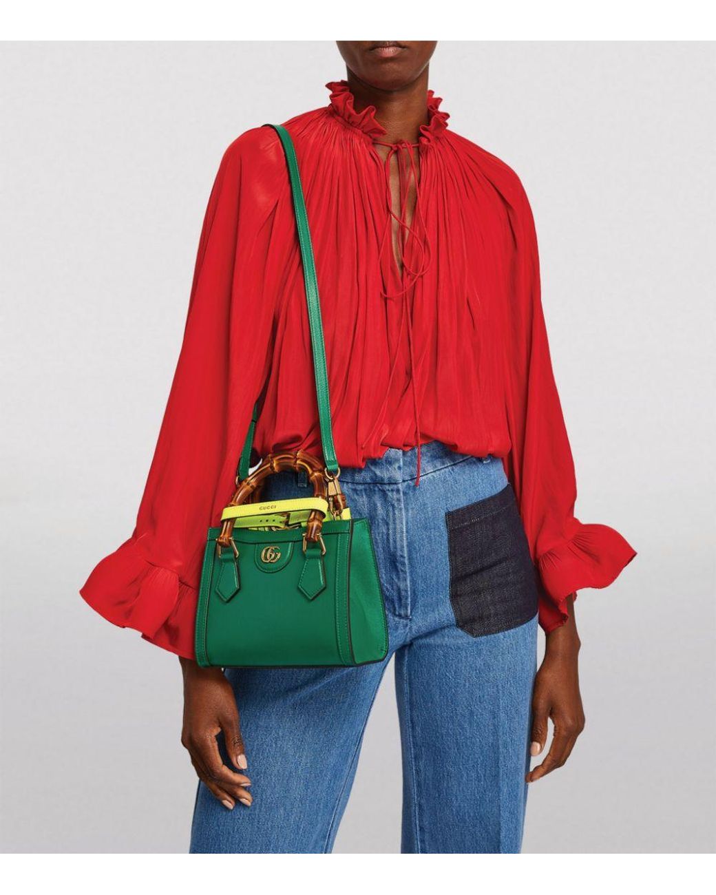 Gucci Diana mini tote bag in cuir leather