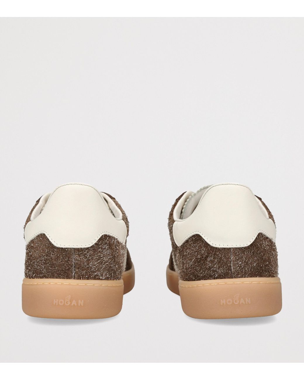 Hogan Brown Suede Cool H Sneakers for men