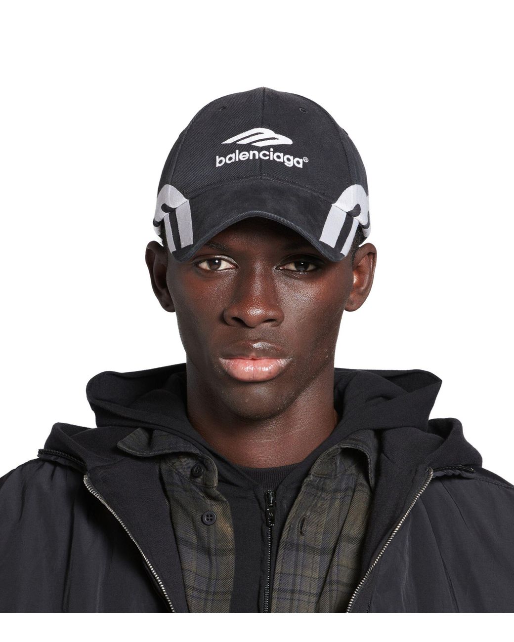 Balenciaga logo baseball cap shop