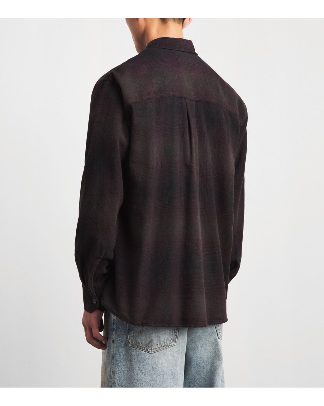 Our Legacy Black Check Above Shirt for men