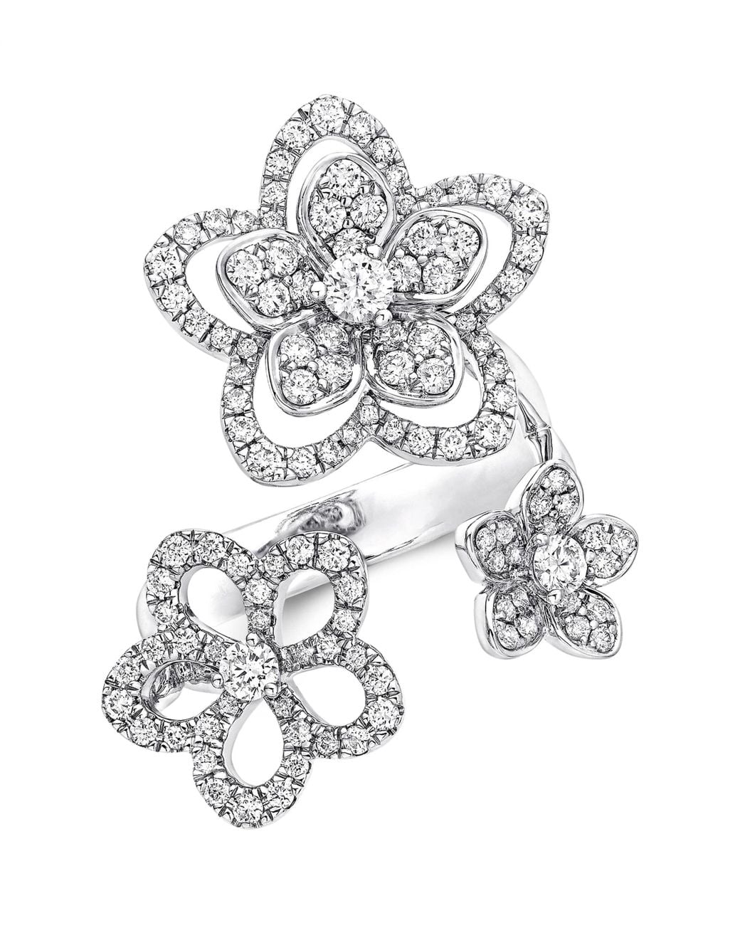 Graff White And Diamond Wild Flower Ring