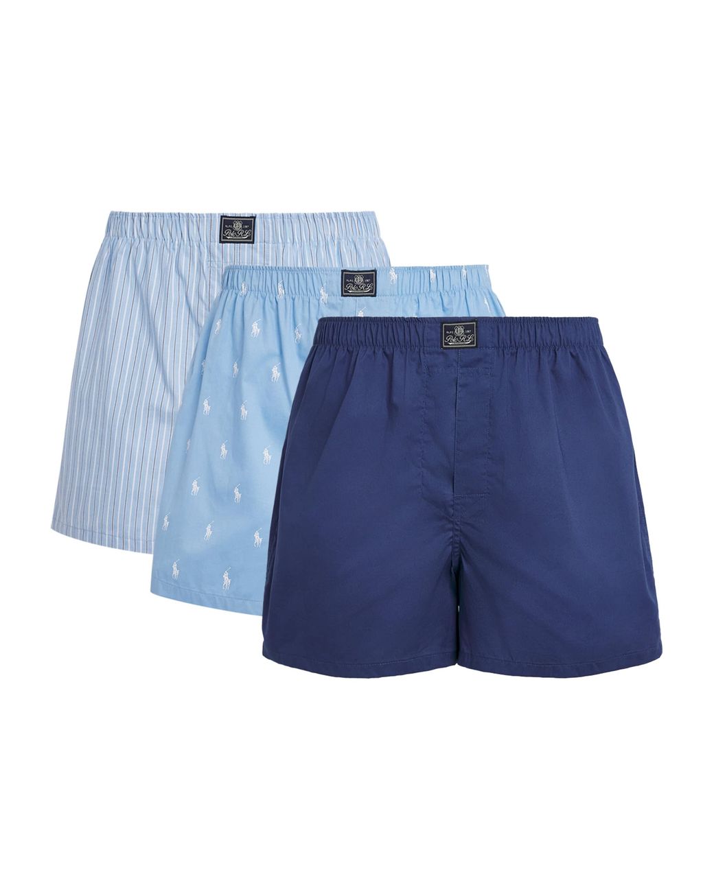 Polo Ralph Lauren Blue Cotton Classic Boxer Shorts for men