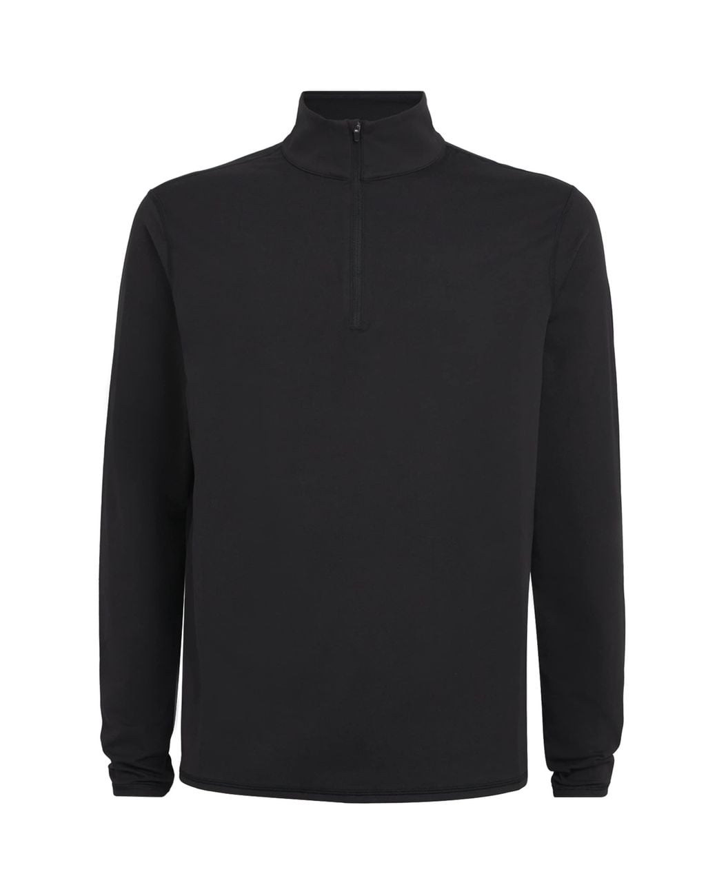 vuori Black Quarter-Zip Ponto Sweatshirt for men