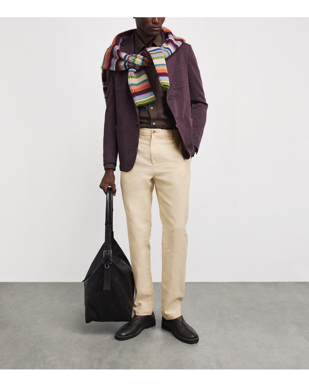 Paul Smith Natural Cotton-Blend Chinos for men