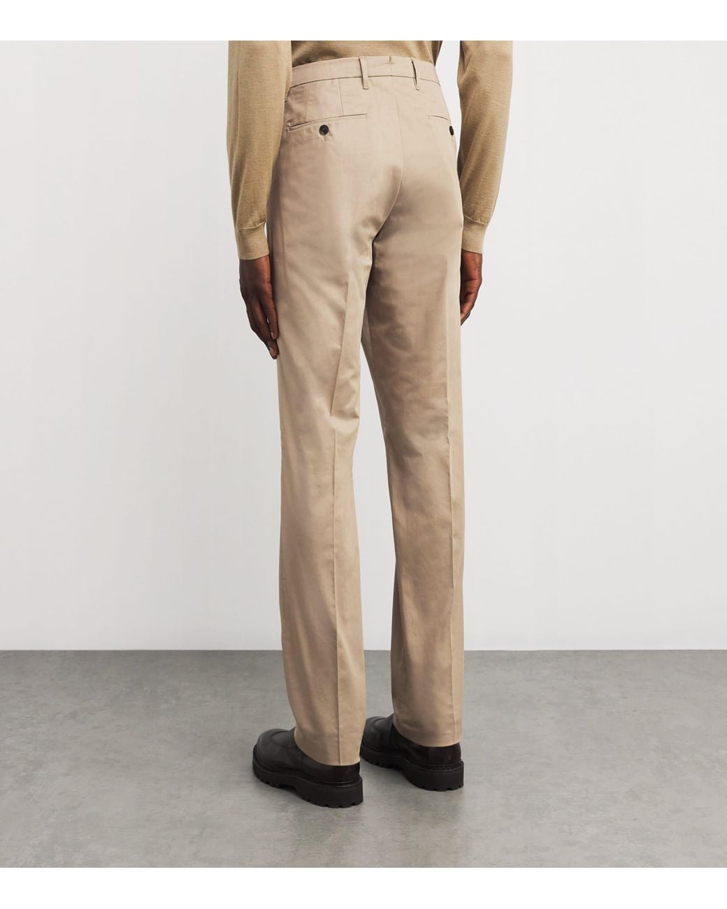 Pal Zileri Natural Stretch-Cotton Chinos for men
