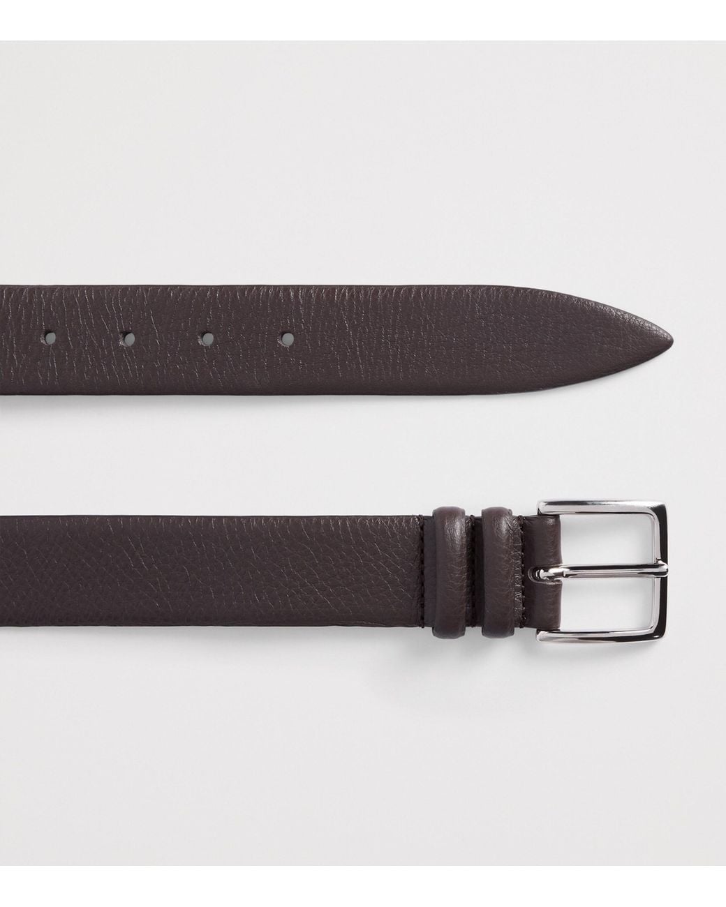 Jacob Cohen Brown Leather Buckle Belt for men