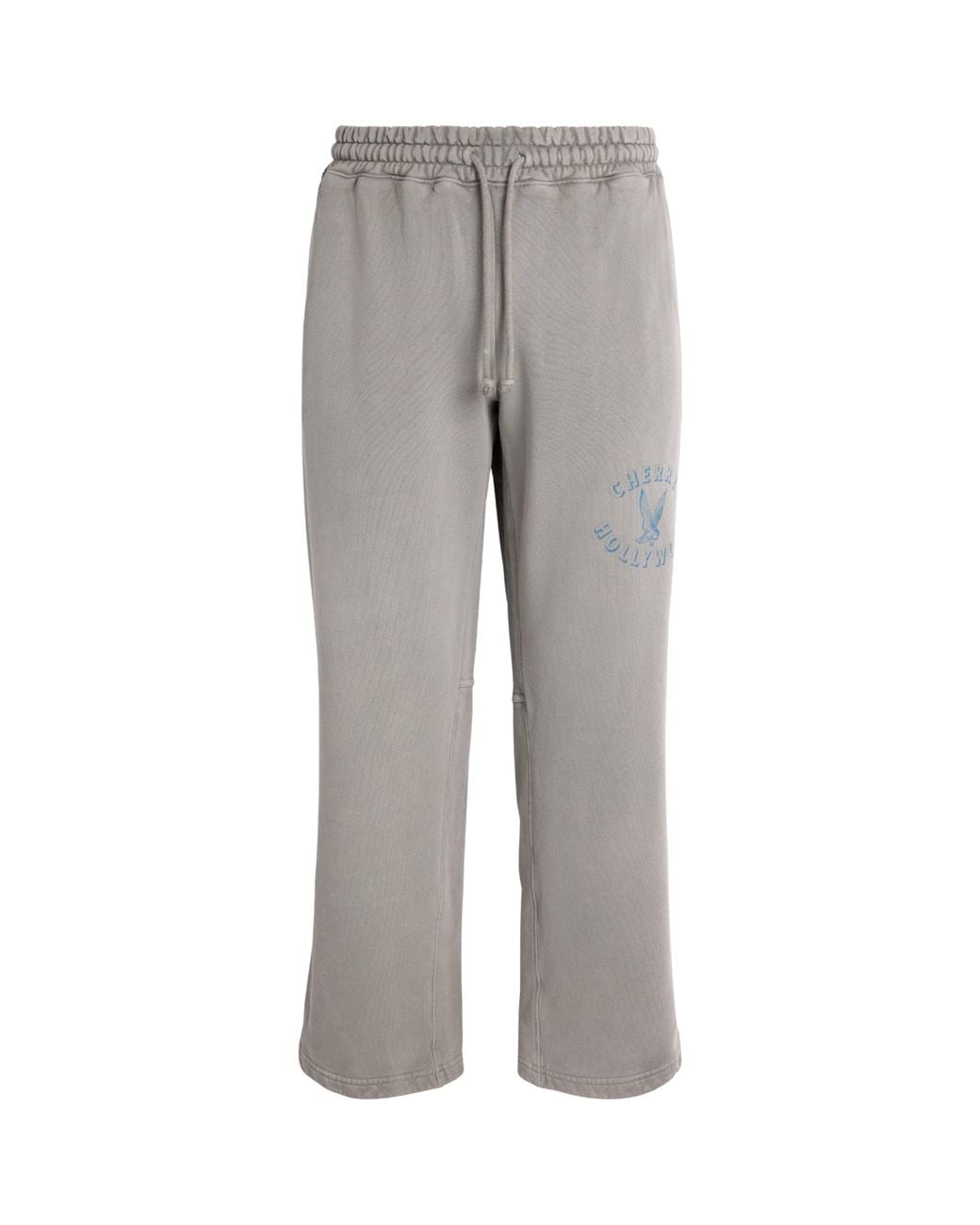 CHERRY LA Gray Hollywood Parachute Straight Sweatpants for men