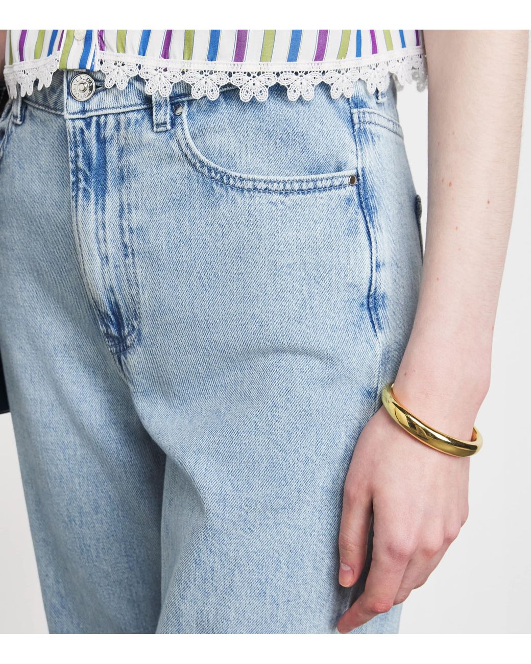 Claudie Pierlot Blue Flared Jeans