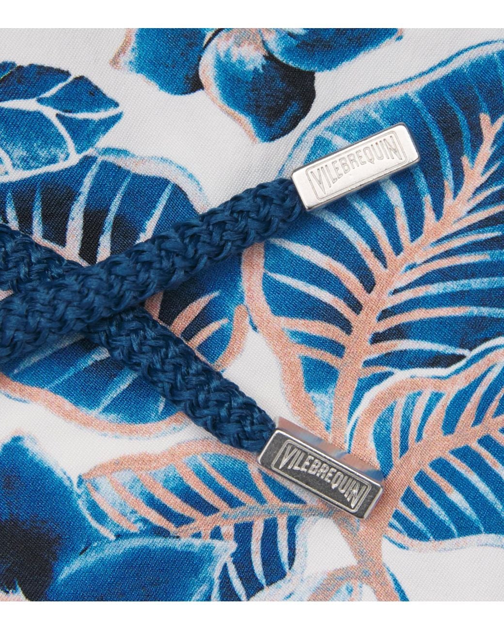Vilebrequin Blue Stretch Island Flowers Swim Shorts for men
