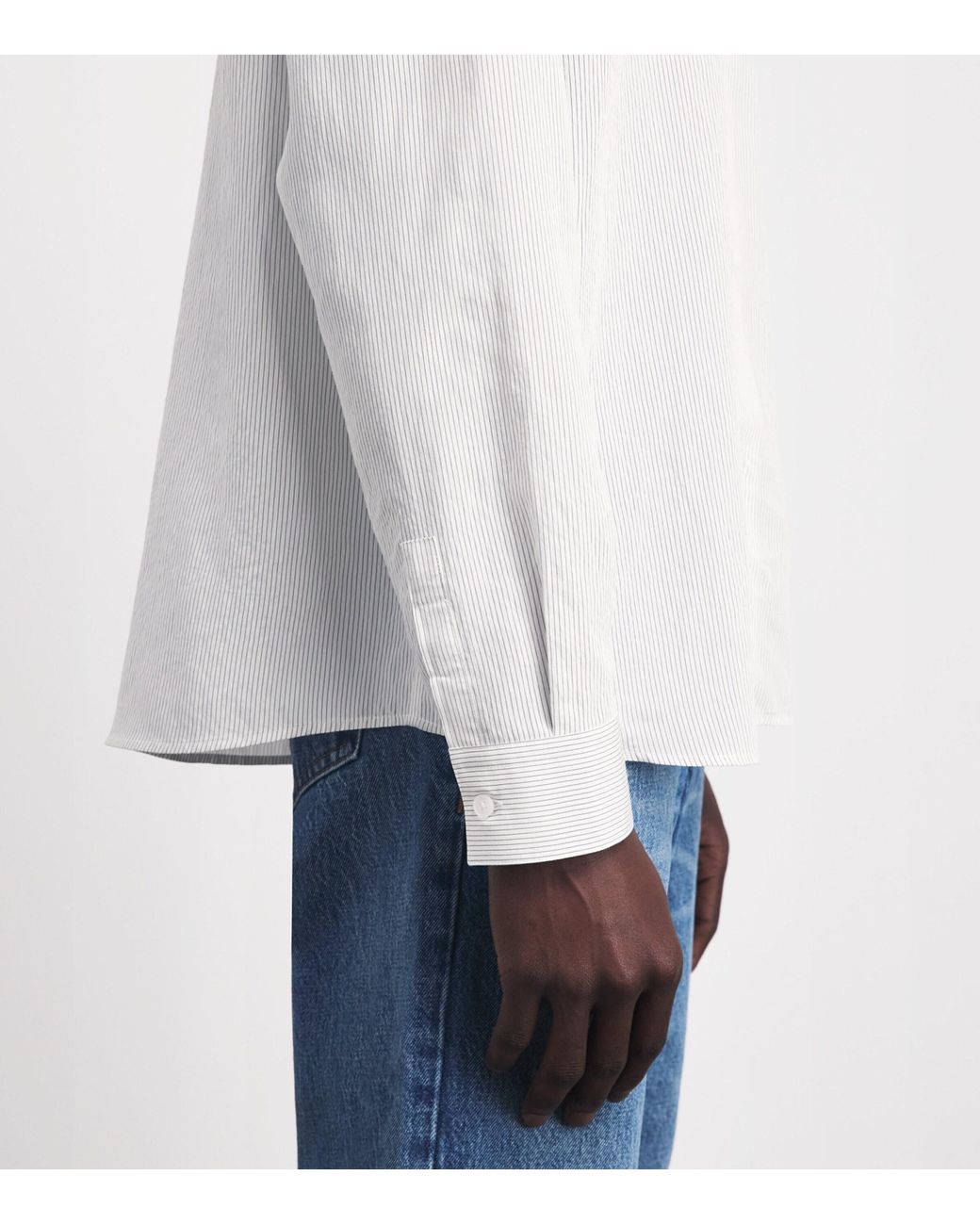 FRAME White Cotton Stripe Shirt for men