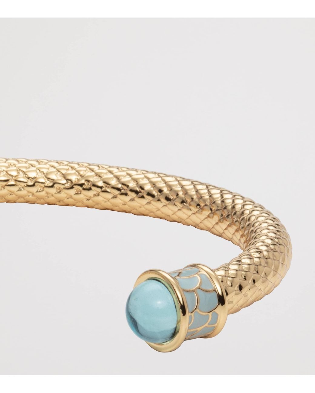 Halcyon Days Natural Salamander Torque Bangle for men