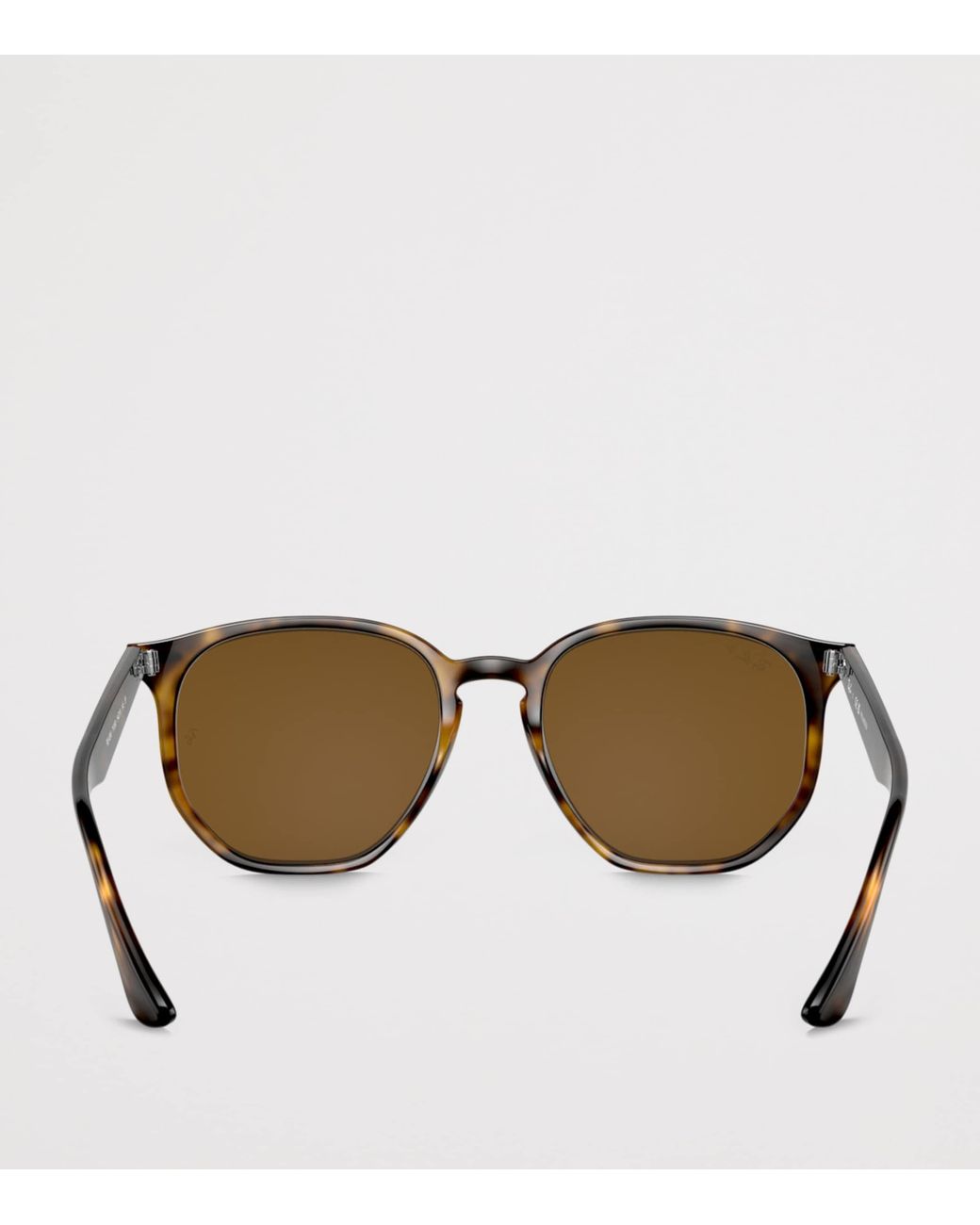 Ray-Ban Brown Tortoiseshell Irregular Sunglasses