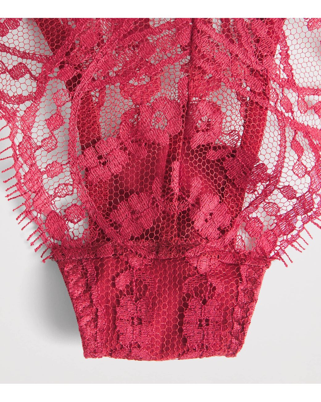 Coco De Mer Red Lace Renata Brazilian Briefs