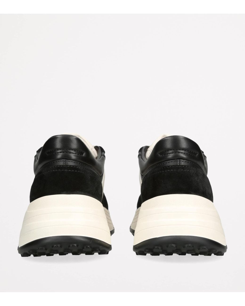 Hogan Black Leather H669 Allacciato Sneakers