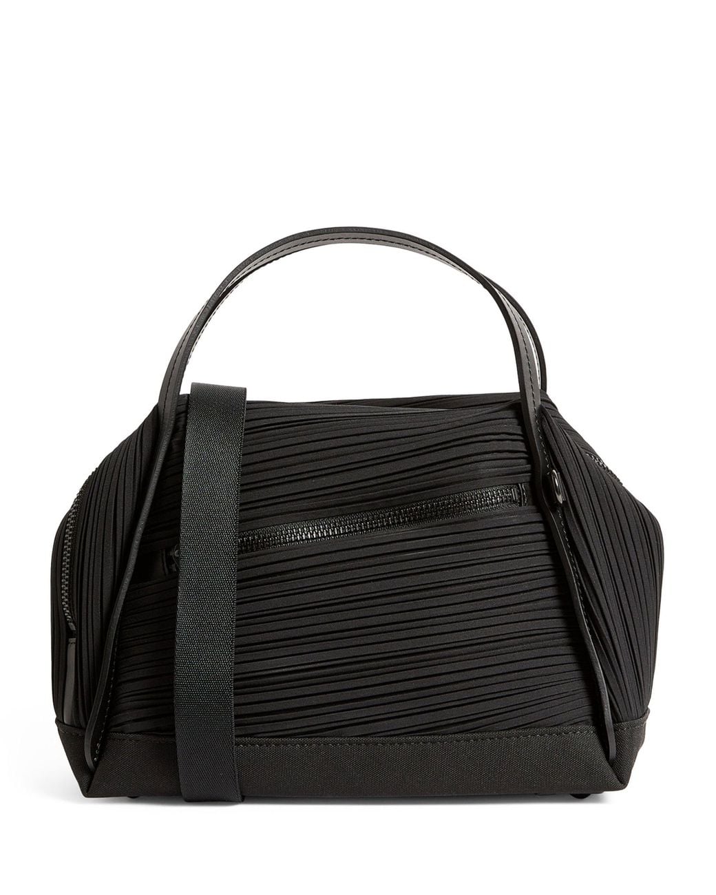 Pleats Please Issey Miyake Bias Pleats Waist Bag in Yellow main image 0
