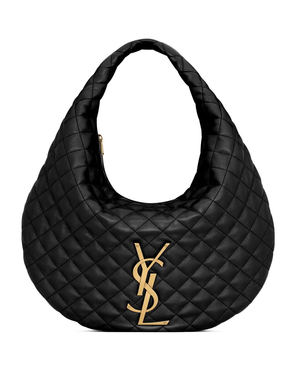 Saint Laurent Black Medium Icare Quilted Shoulder Bag